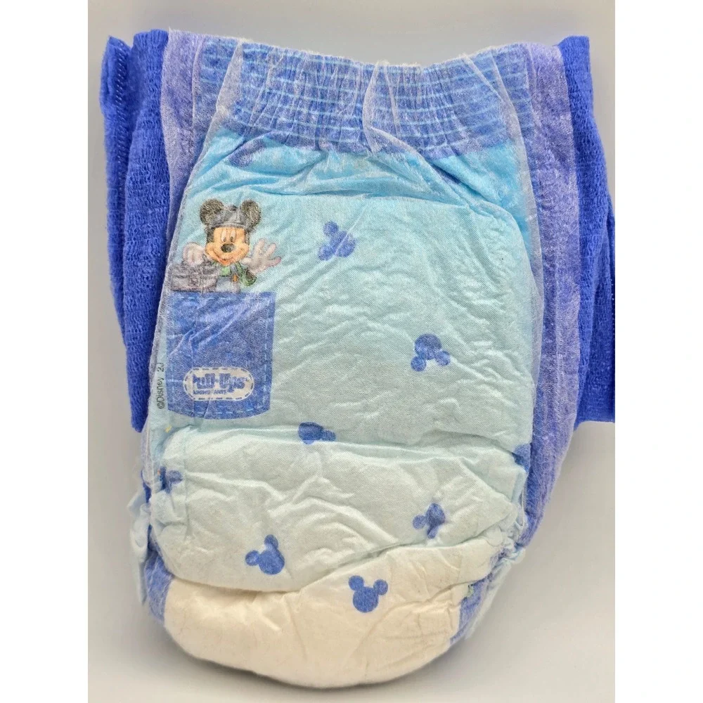 Vintage 2003 Disney Mickey Mouse 1 Pull-Up Diaper Training Pants Construction 1T